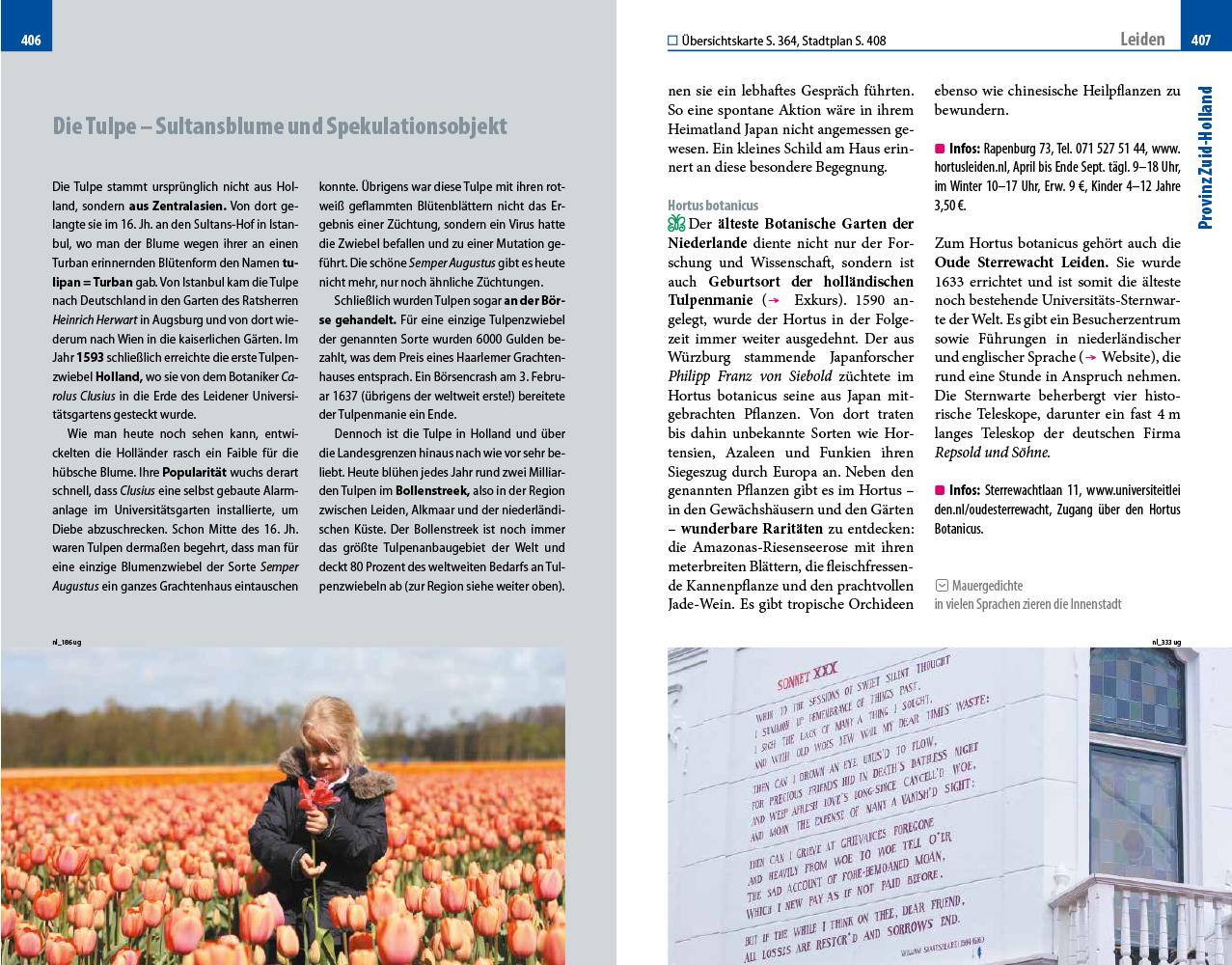 Beispielinhalt (Bild) Reise Know-How Reiseführer Niederlande