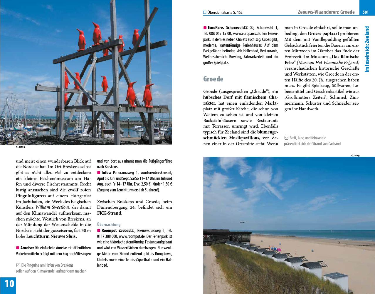 Beispielinhalt (Bild) Reise Know-How Reiseführer Niederlande