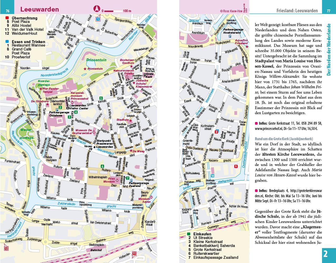 Beispielinhalt (Bild) Reise Know-How Reiseführer Niederlande