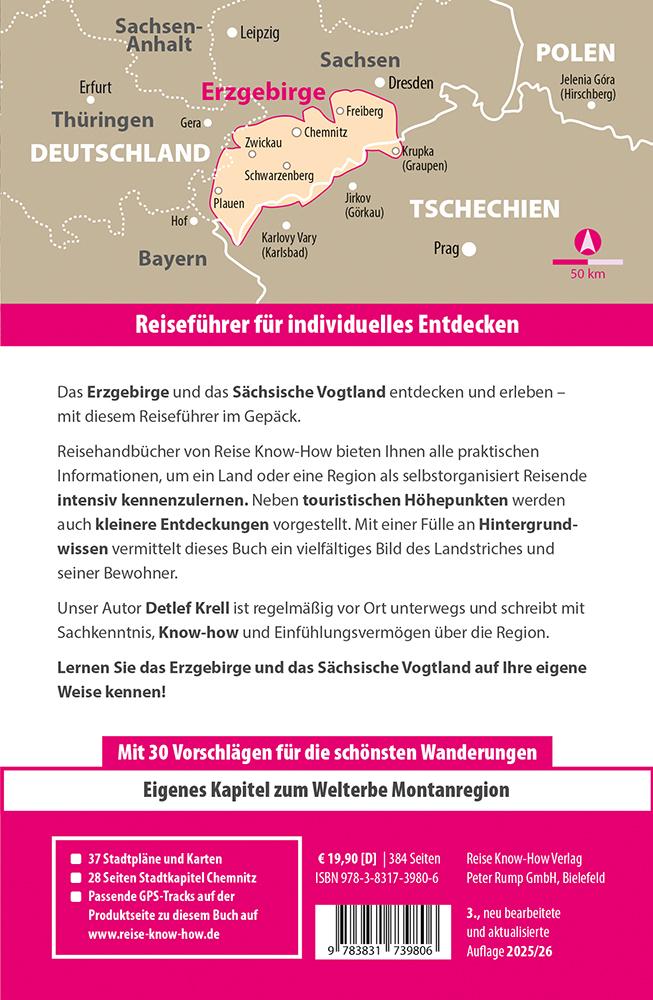 Beispielinhalt (Bild) Reise Know-How Reiseführer Erzgebirge und Sächsisches Vogtland