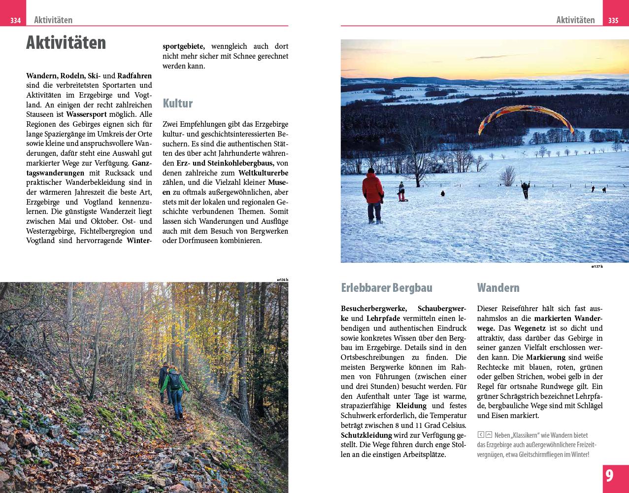 Beispielinhalt (Bild) Reise Know-How Reiseführer Erzgebirge und Sächsisches Vogtland