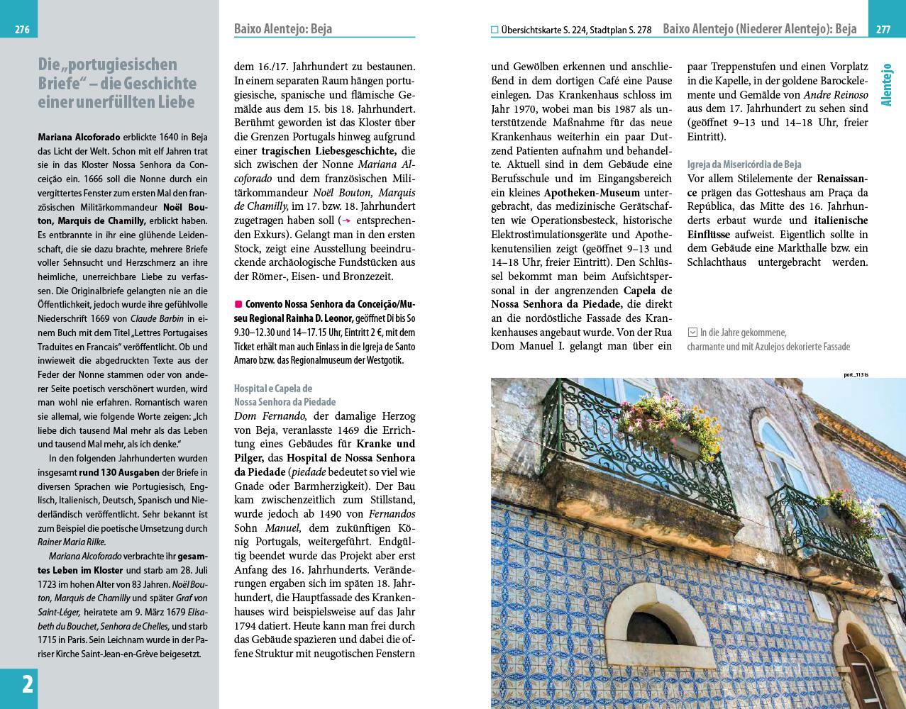 Beispielinhalt (Bild) Reise Know-How Reiseführer Portugal