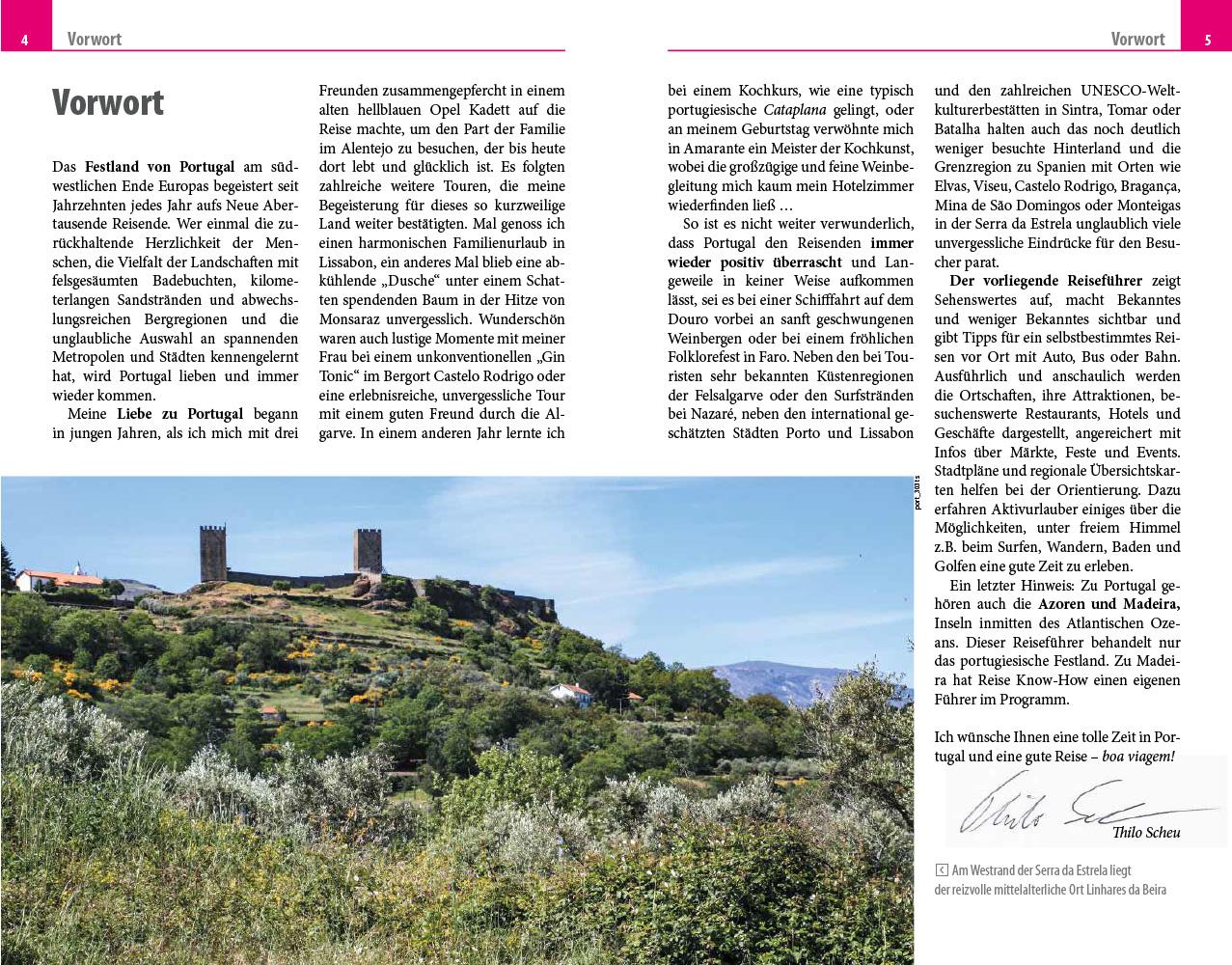 Beispielinhalt (Bild) Reise Know-How Reiseführer Portugal