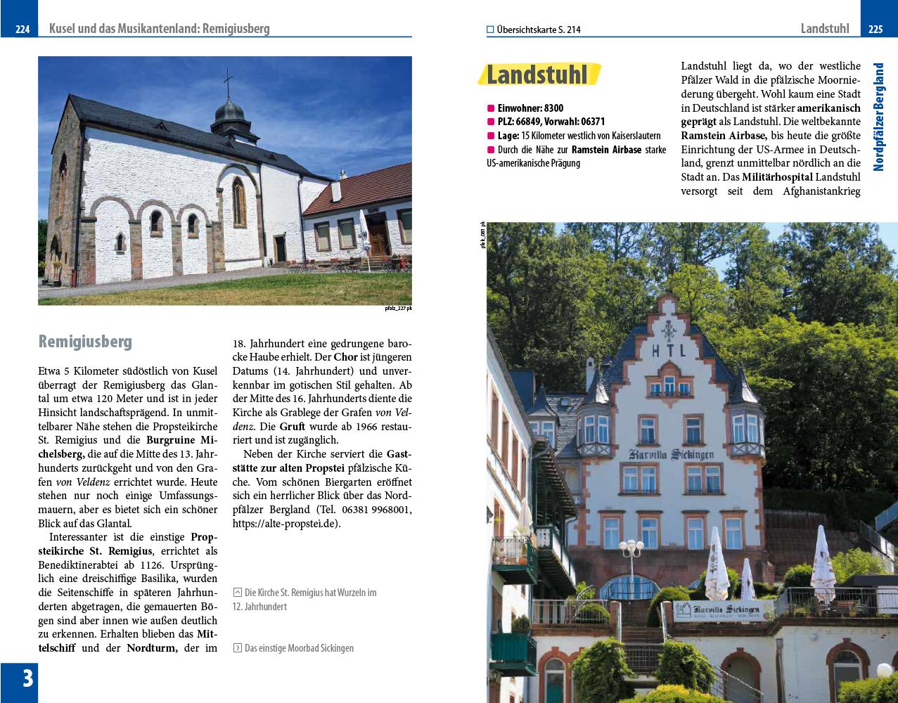 Beispielinhalt (Bild) Reise Know-How Reiseführer Pfalz