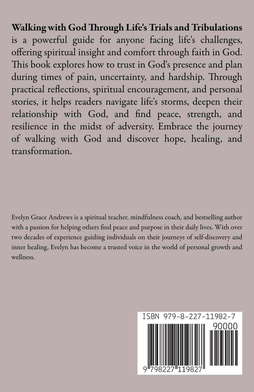Rückseitencover Walking with God Through Life's Trials and Tribulations