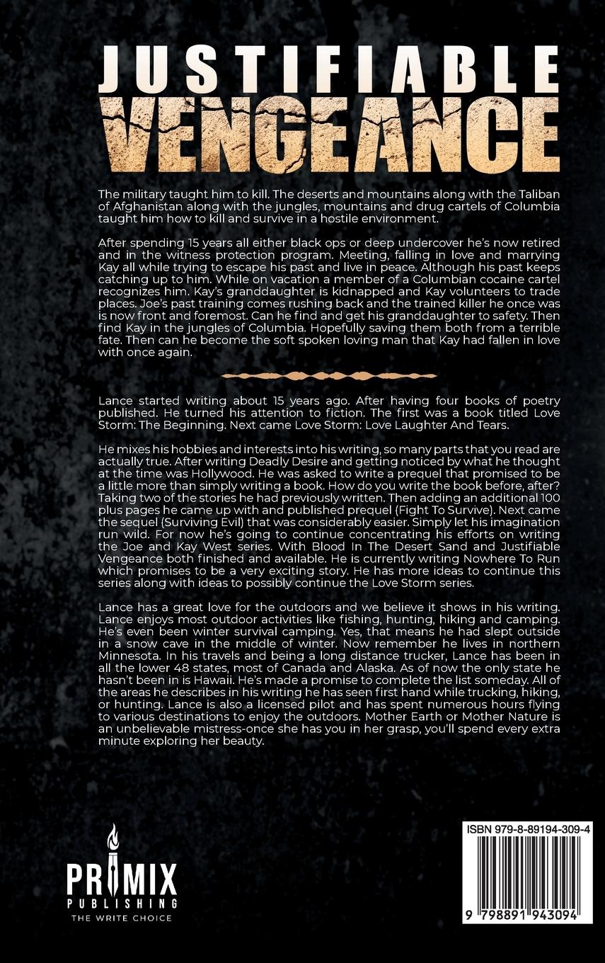 Rückseitencover Justifiable Vengeance
