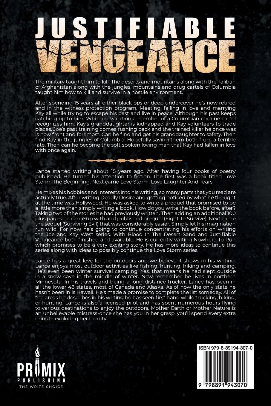 Rückseitencover Justifiable Vengeance