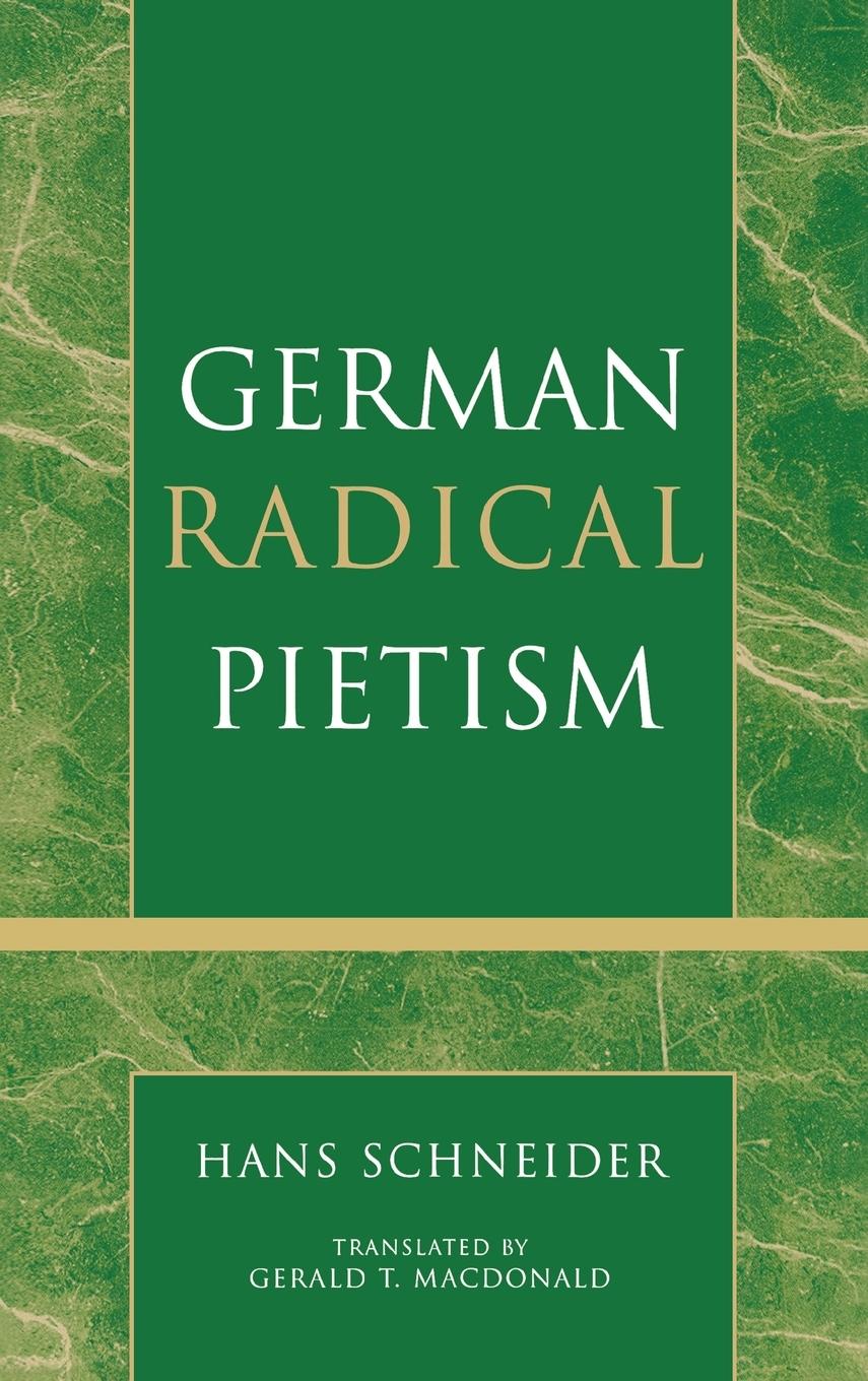 Vorderes Coverbild German Radical Pietism