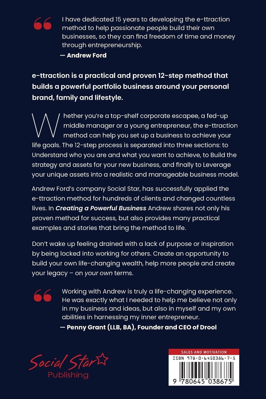 Rückseitencover Creating a Powerful Business