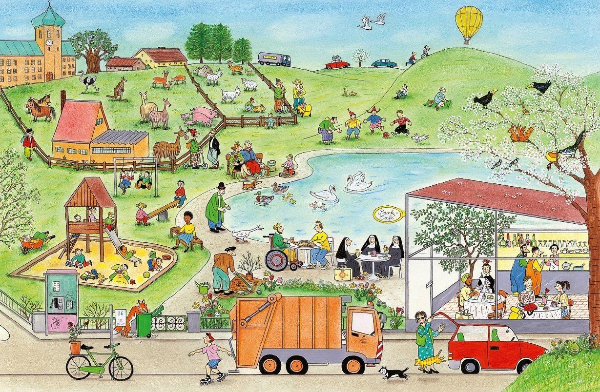 Beispielinhalt (Bild) Wimmlingen durchs ganze Jahr