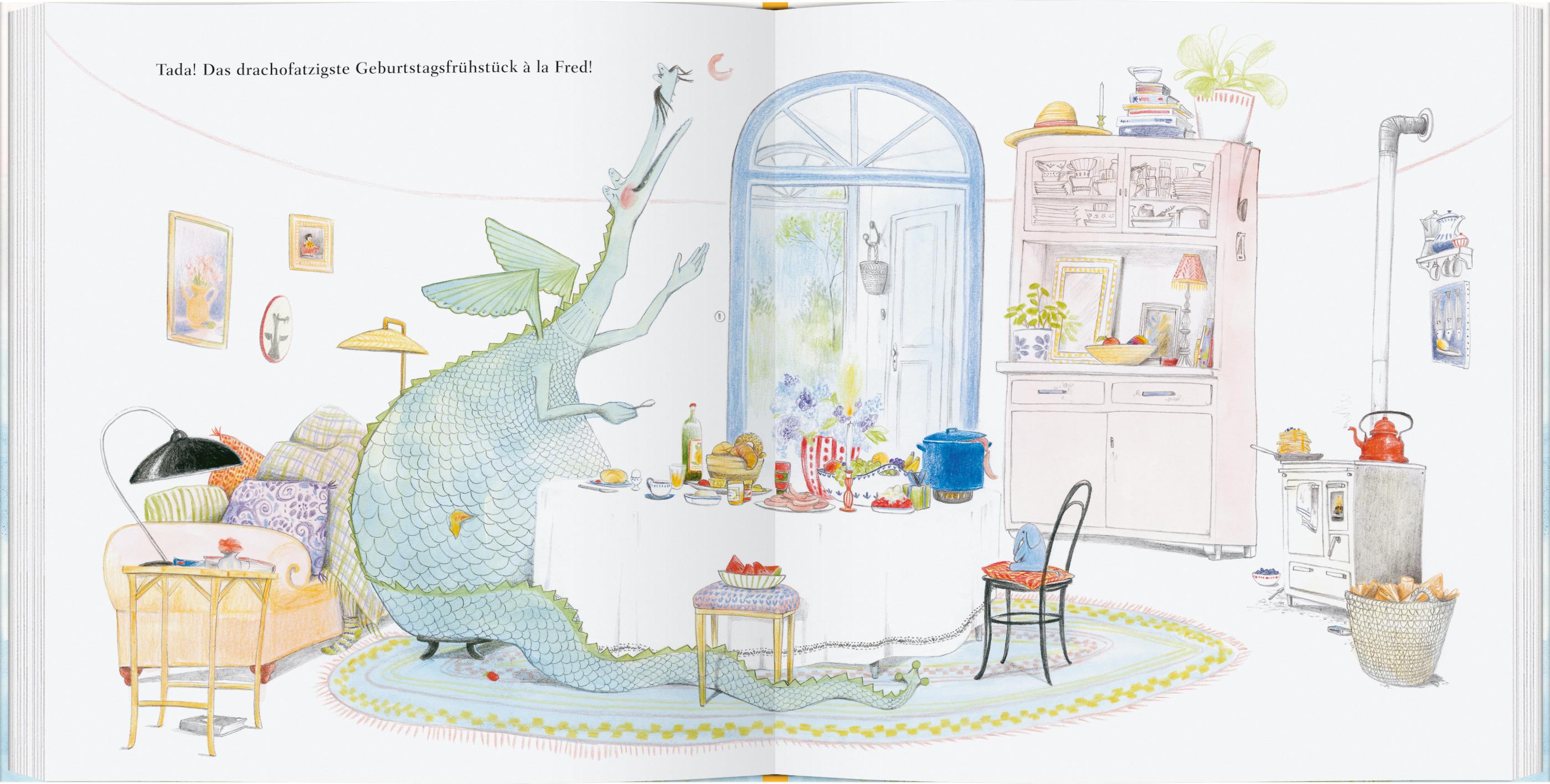 Beispielinhalt (Bild) Drachengeburtstag