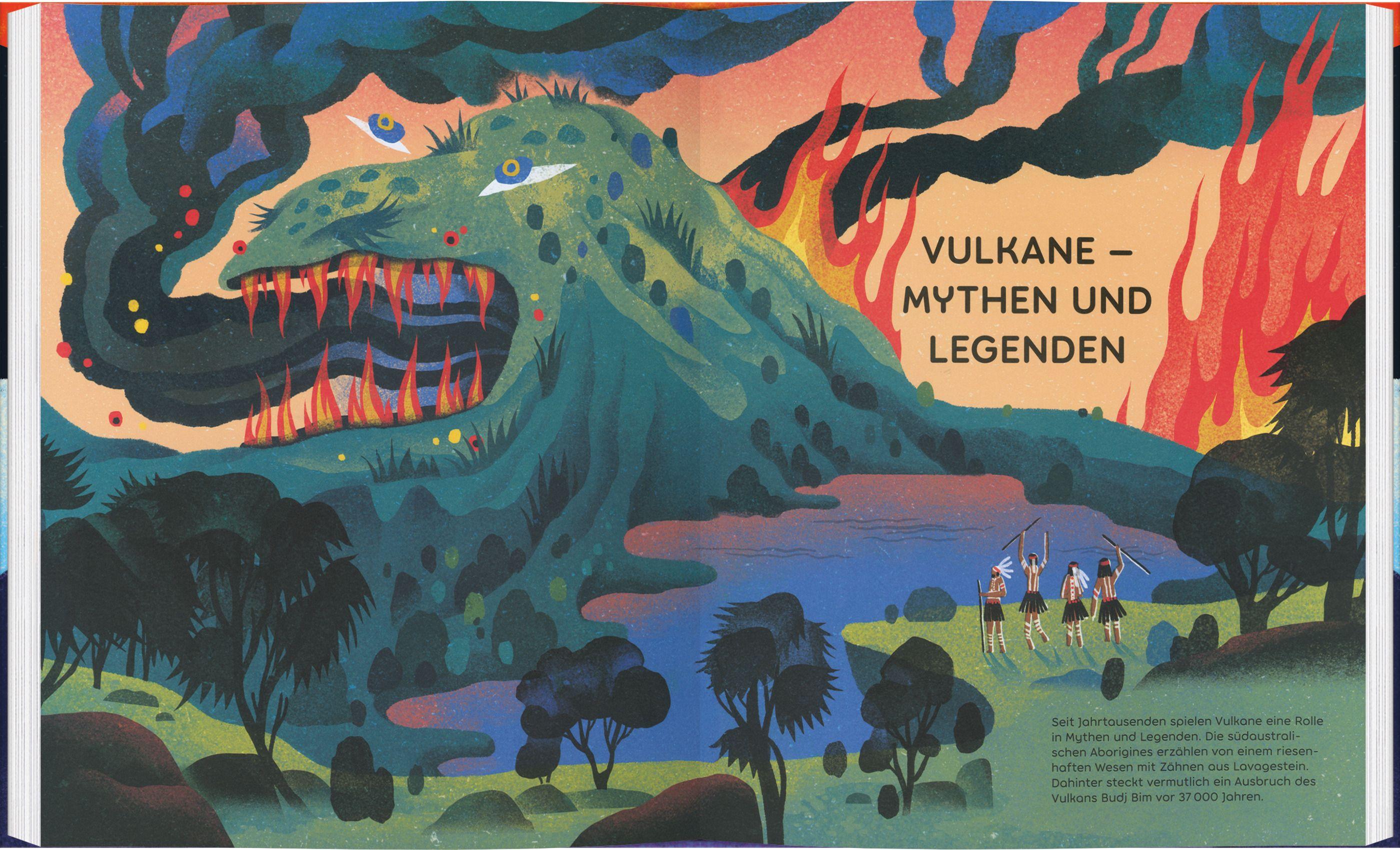 Beispielinhalt (Bild) Vulkane