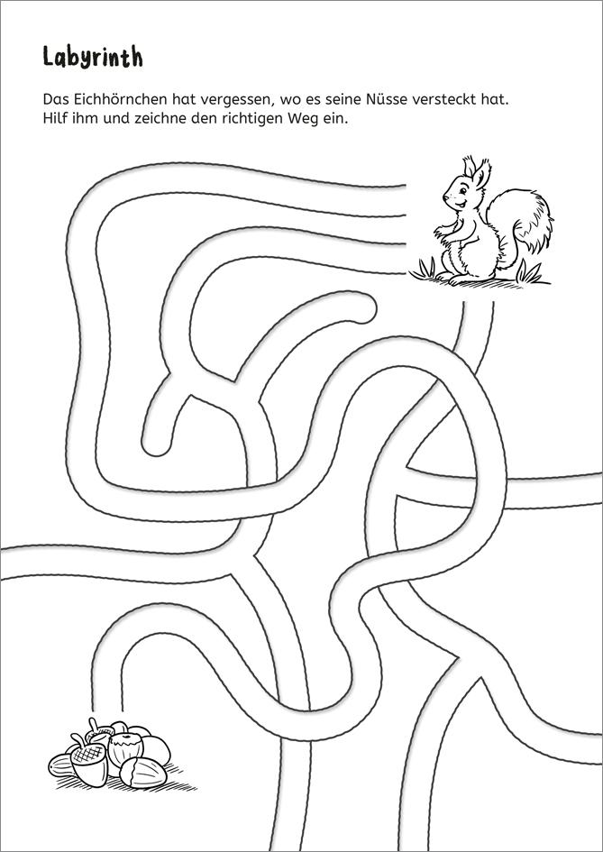 Beispielinhalt (Bild) LERNSTERN. Mein cleverer Kindergartenblock