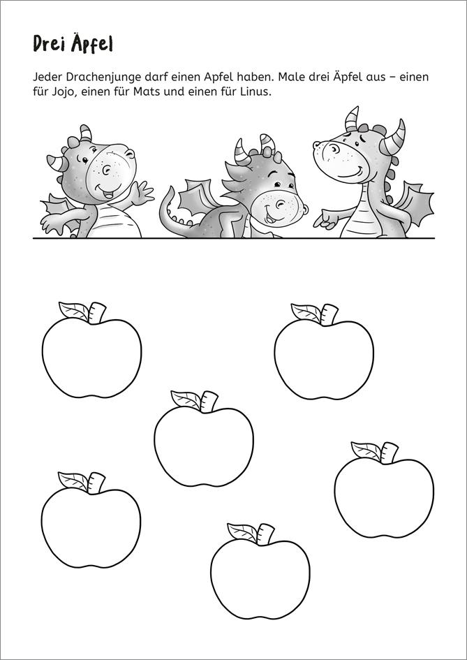 Beispielinhalt (Bild) LERNSTERN. Mein cleverer Kindergartenblock
