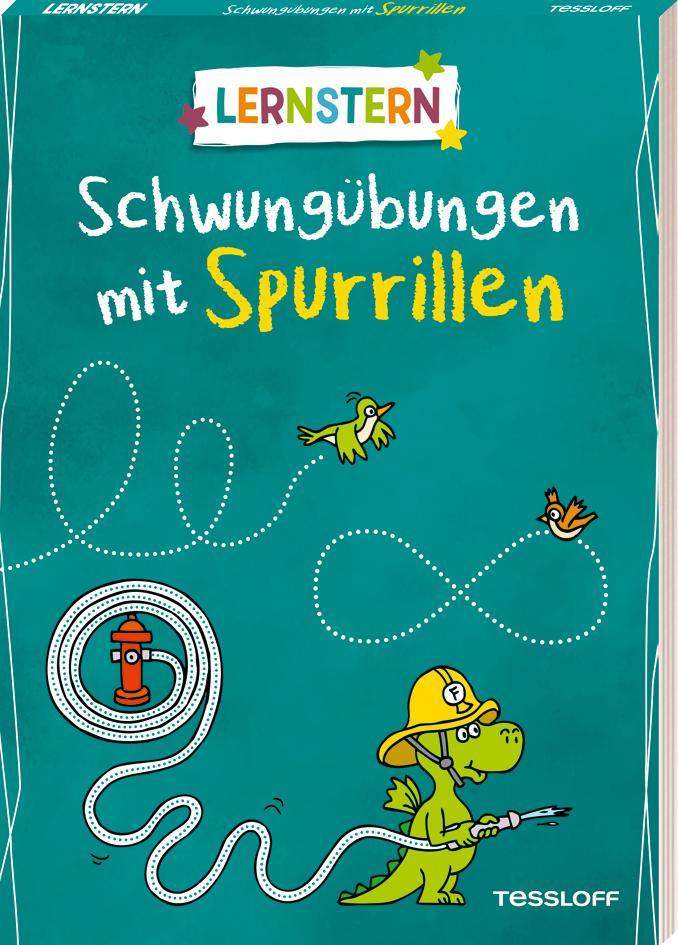 Vorderes Coverbild LERNSTERN. Schwungübungen mit Spurrillen