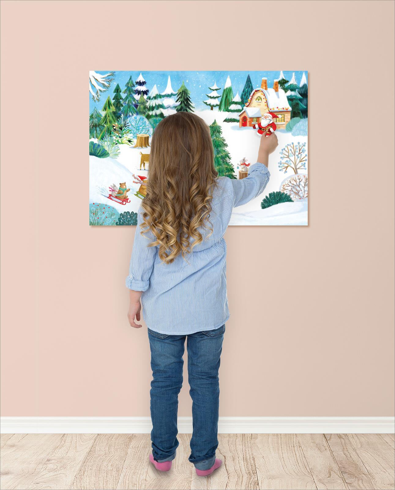Beispielinhalt (Bild) Mein Adventskalender mit Stickern