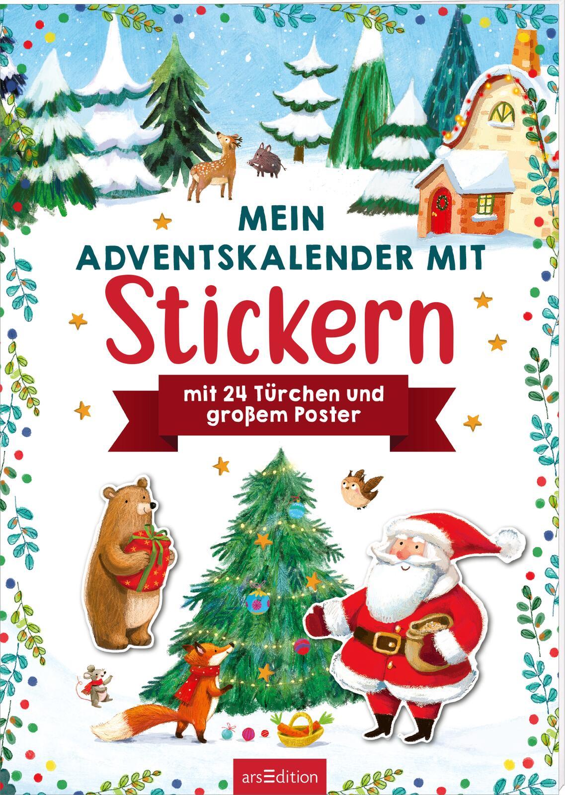Vorderes Coverbild Mein Adventskalender mit Stickern