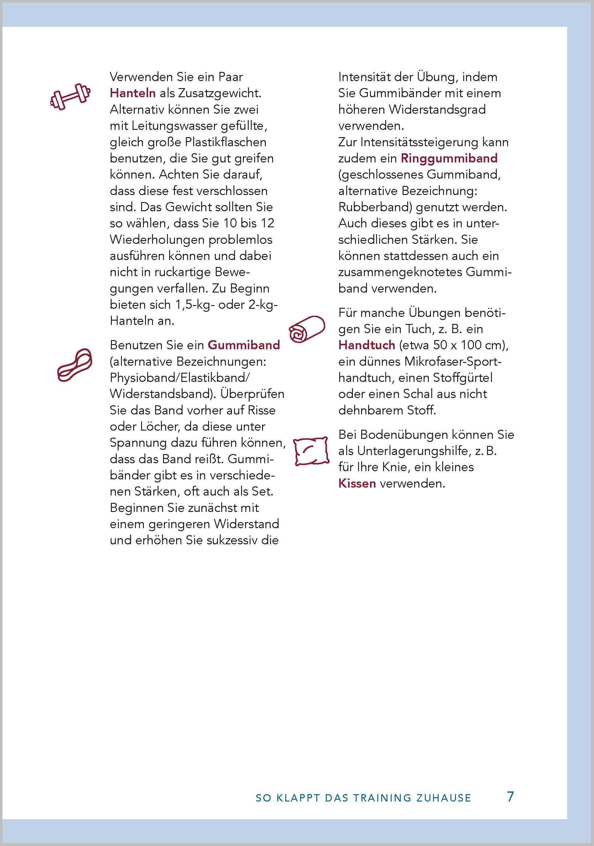 Beispielinhalt (Bild) Stark im Alter. Krafttraining für Senioren. Die besten Fitness-Übungen