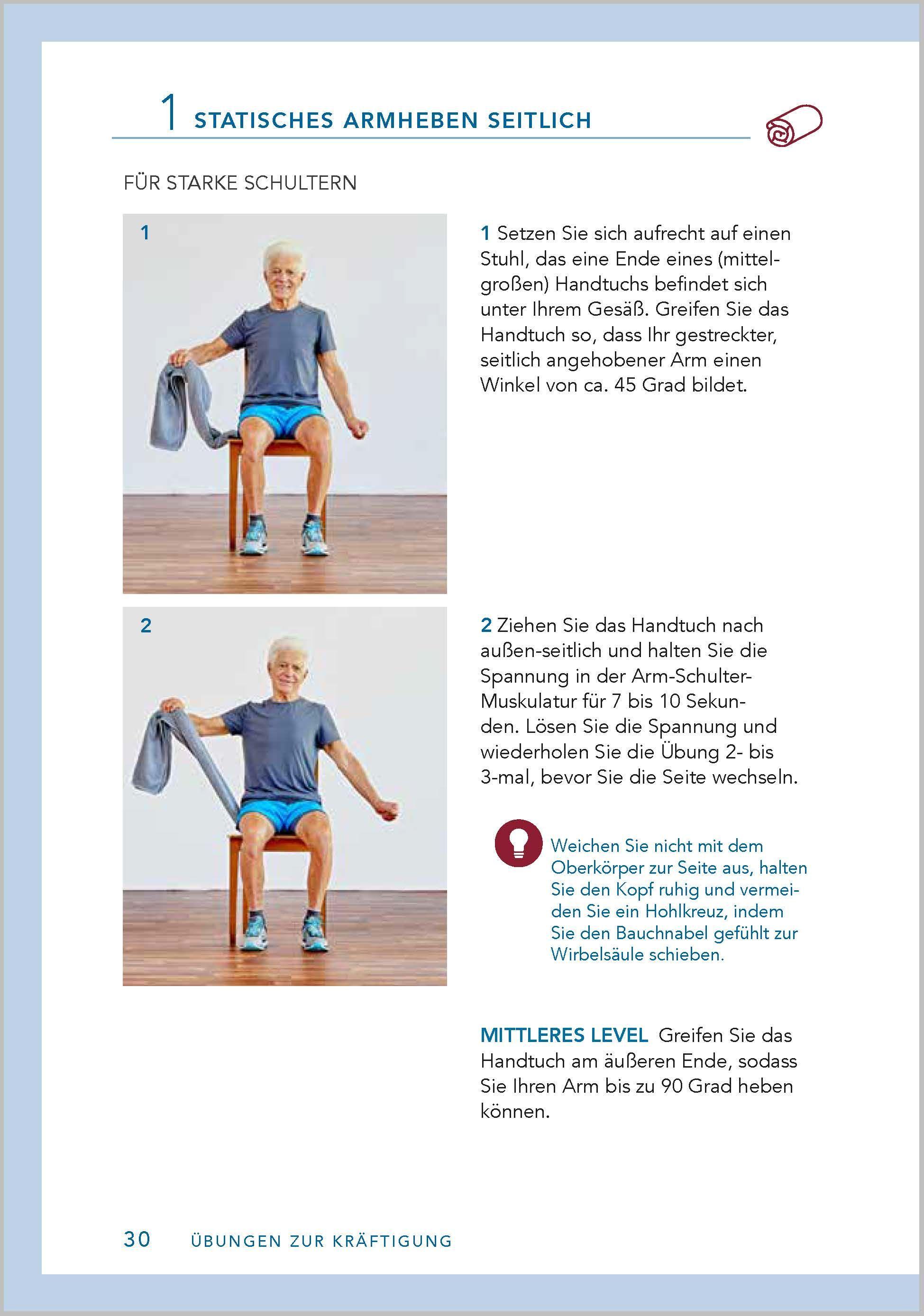 Beispielinhalt (Bild) Stark im Alter. Krafttraining für Senioren. Die besten Fitness-Übungen