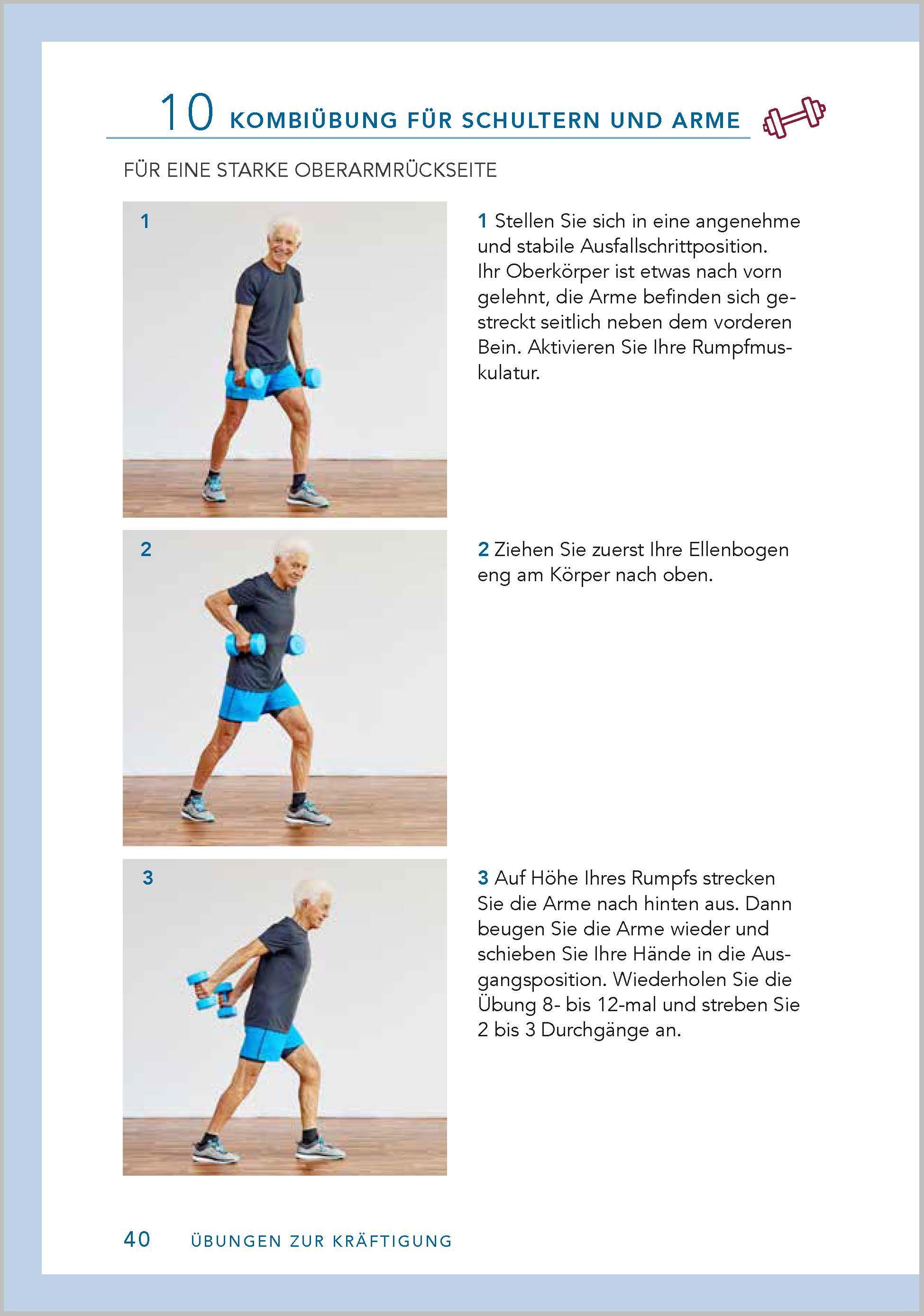 Beispielinhalt (Bild) Stark im Alter. Krafttraining für Senioren. Die besten Fitness-Übungen