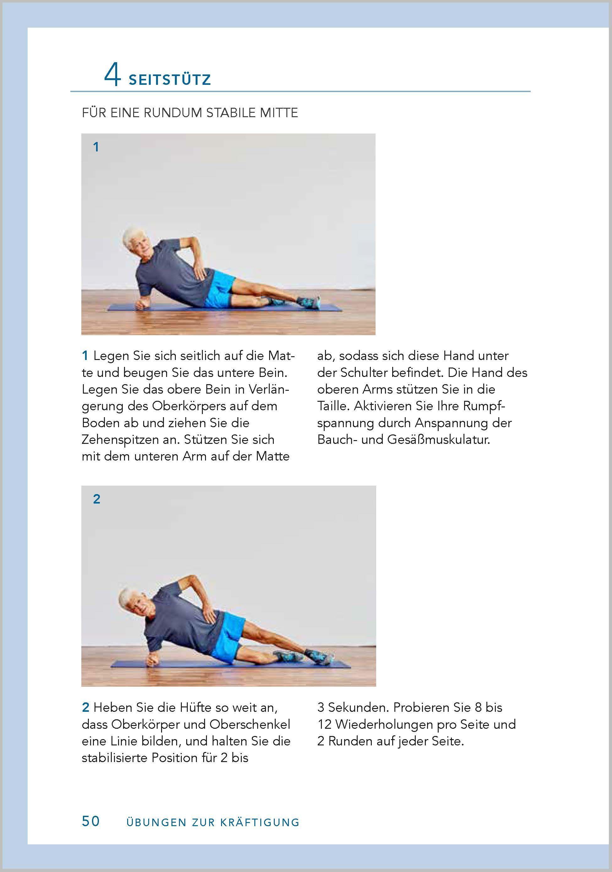 Beispielinhalt (Bild) Stark im Alter. Krafttraining für Senioren. Die besten Fitness-Übungen