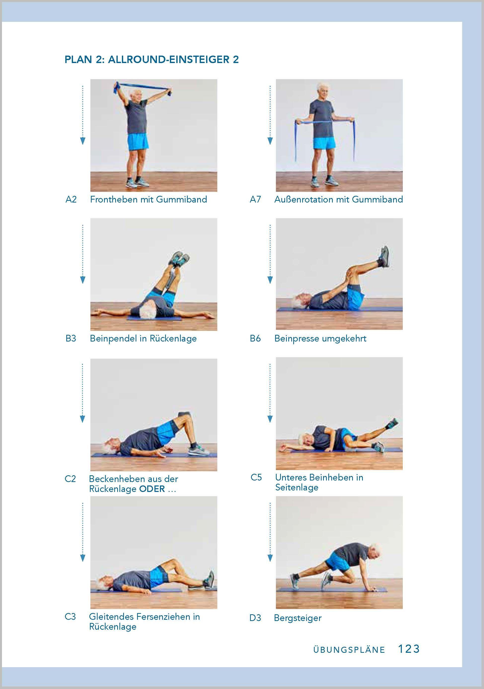 Beispielinhalt (Bild) Stark im Alter. Krafttraining für Senioren. Die besten Fitness-Übungen