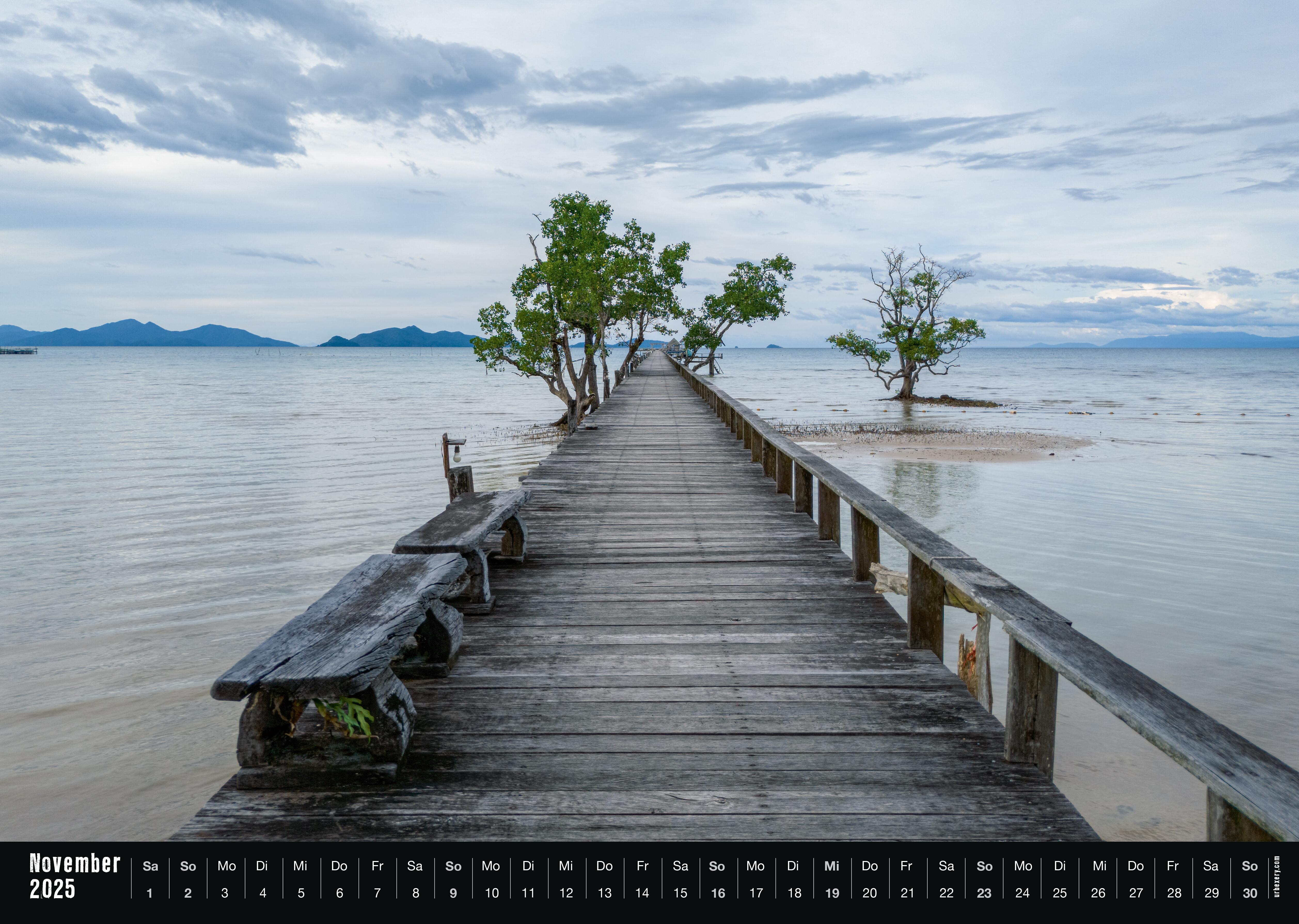 Beispielinhalt (Bild) Lost 2025 - Kalender Urbexery Abandoned Places A3 Calendar