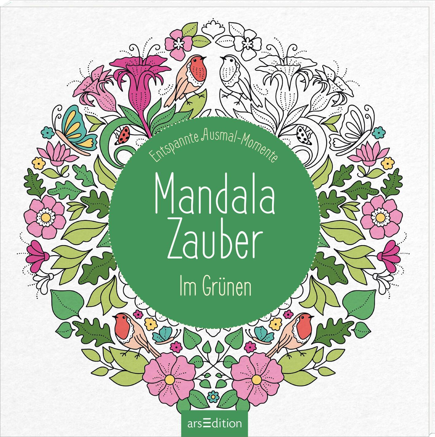Vorderes Coverbild Mandala-Zauber - Im Grünen