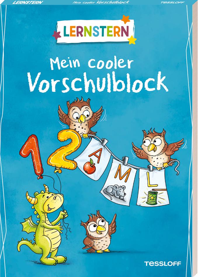 Vorderes Coverbild LERNSTERN. Mein cooler Vorschulblock