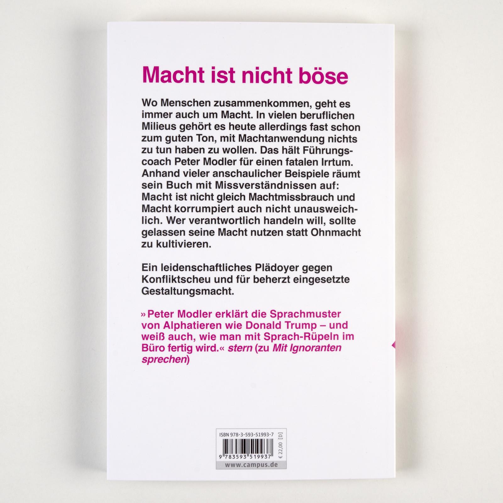 Rückseitencover Macht