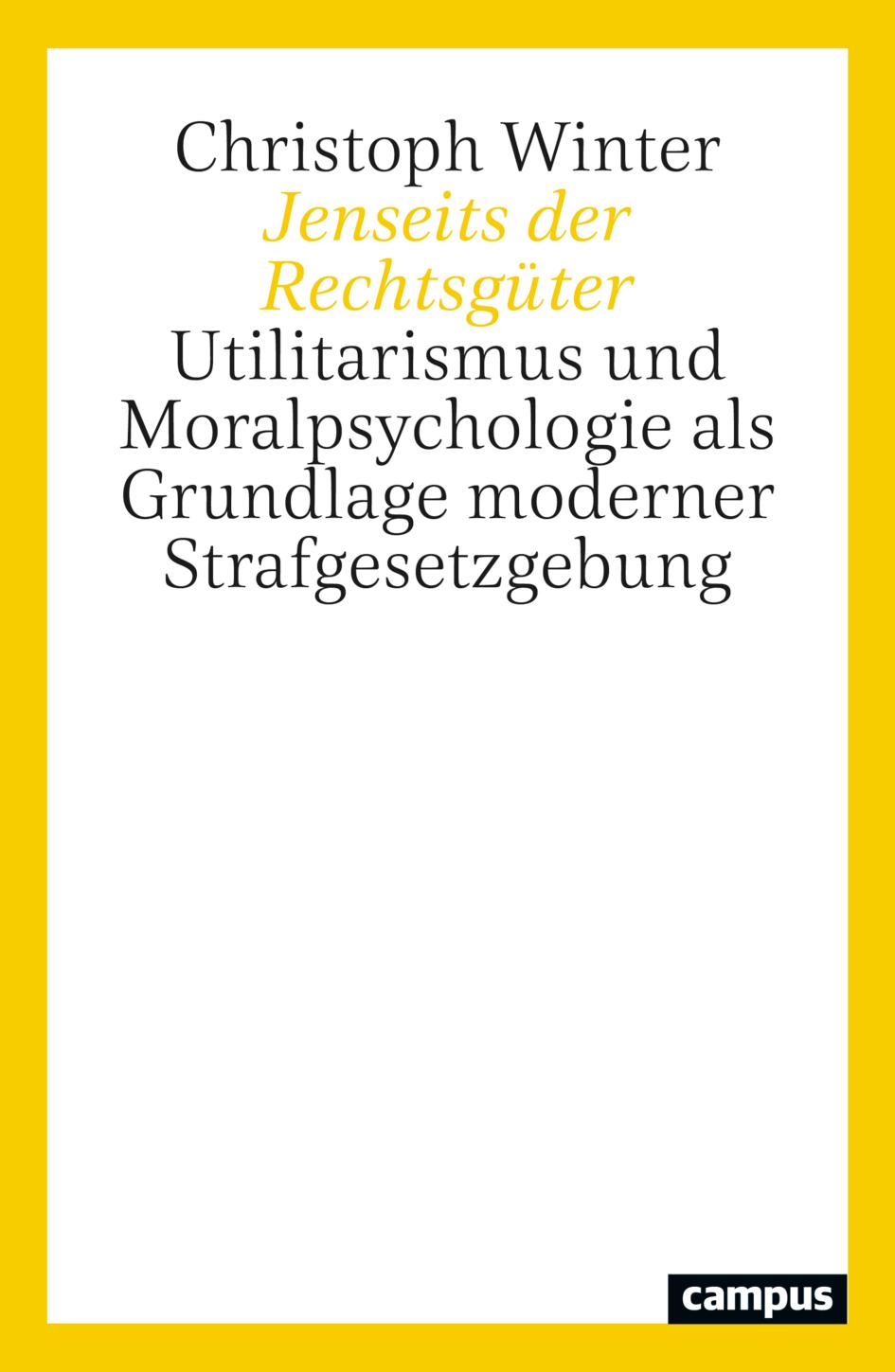 Vorderes Coverbild Jenseits der Rechtsgüter