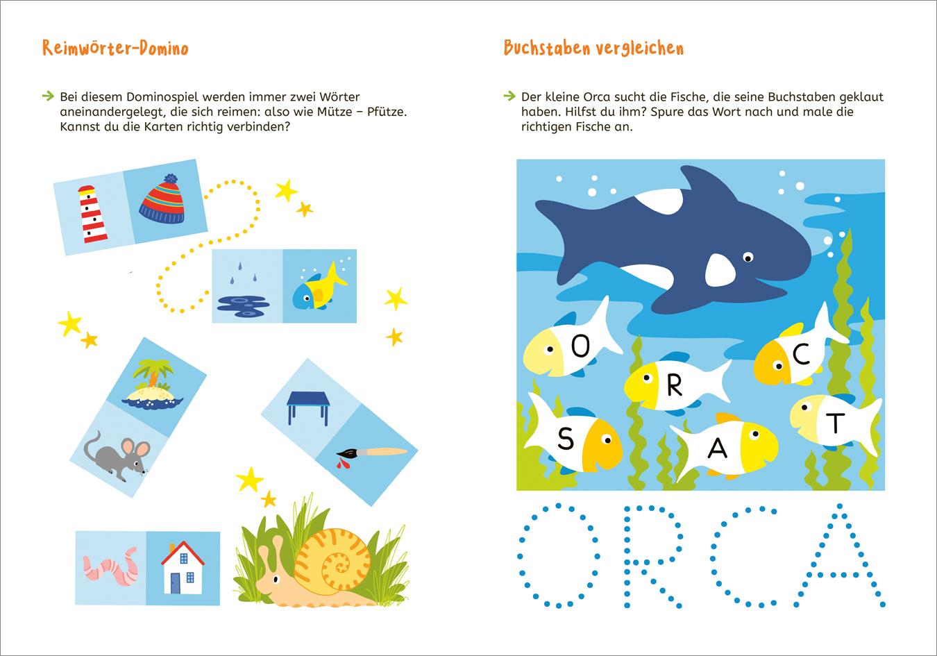 Beispielinhalt (Bild) LERNSTERN. Mein Vorschulbuch Buchstaben