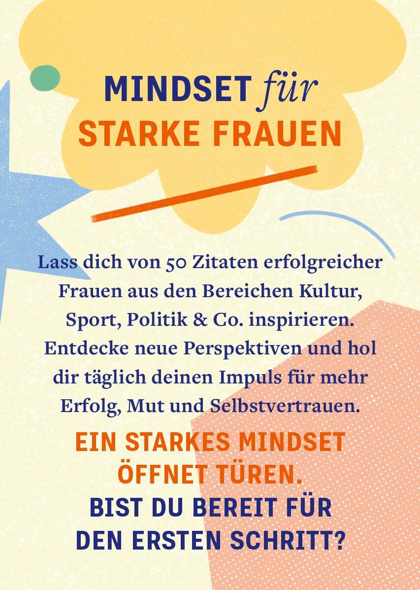 Rückseitencover Mindset für starke Frauen