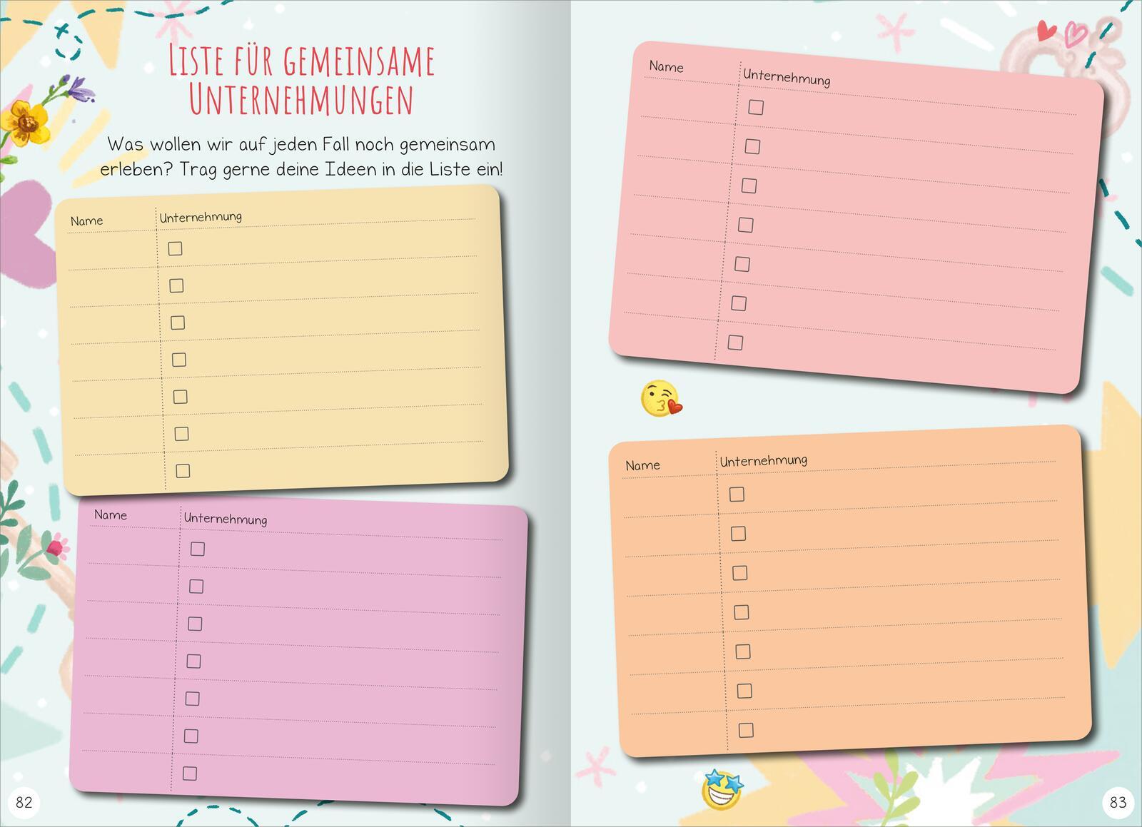 Beispielinhalt (Bild) Ihr seid die Besten! - Das schönste Freundschaftsbuch ever (PS: Du bist die Beste!)