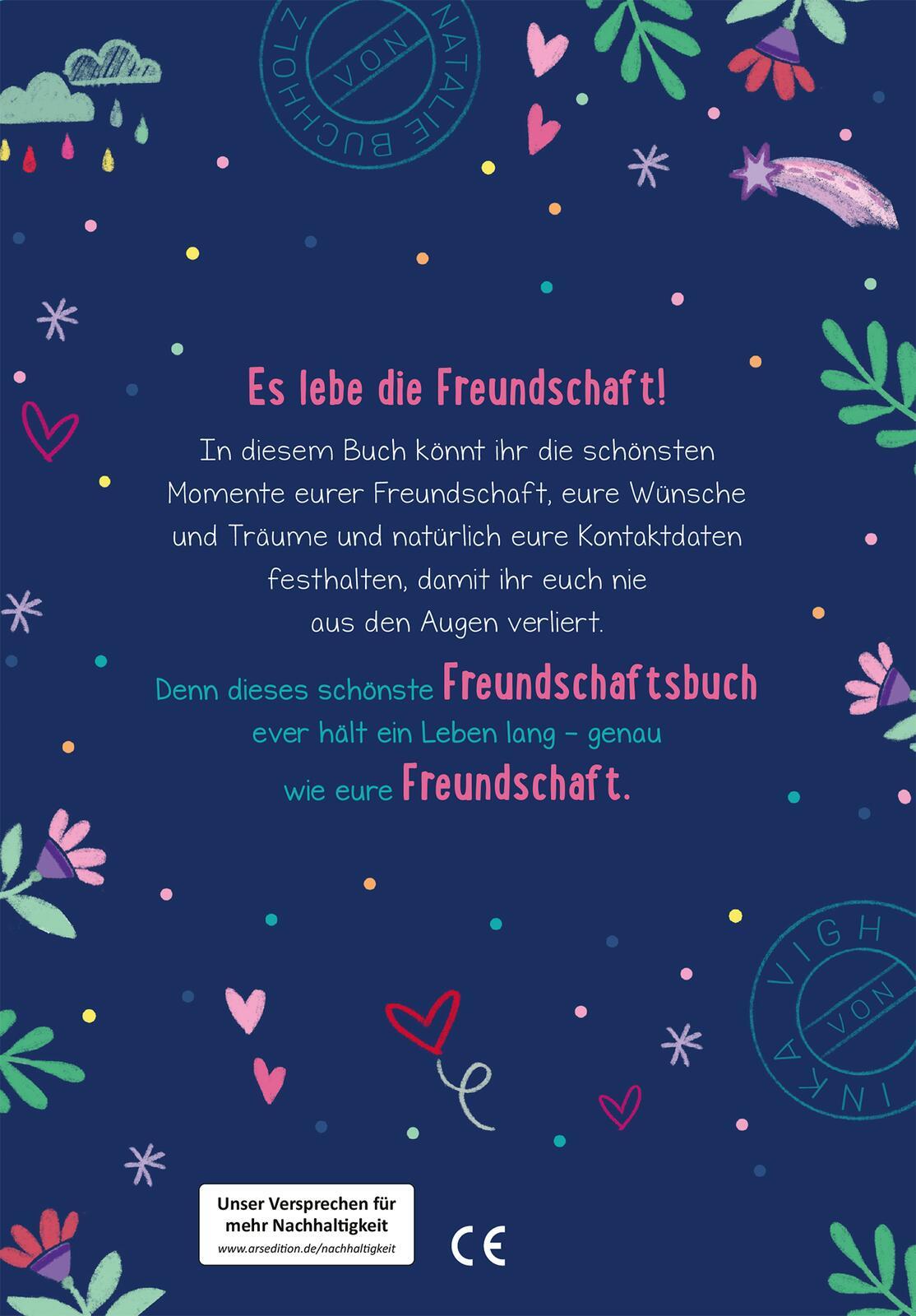 Rückseitencover Ihr seid die Besten! - Das schönste Freundschaftsbuch ever (PS: Du bist die Beste!)