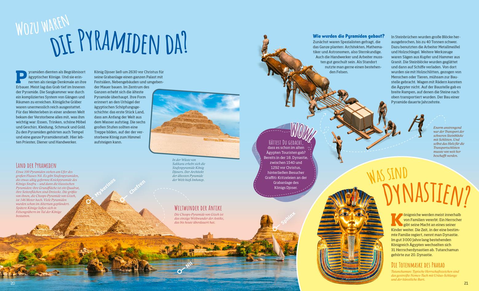 Beispielinhalt (Bild) Das große WAS IST WAS-Antwortbuch Geschichte