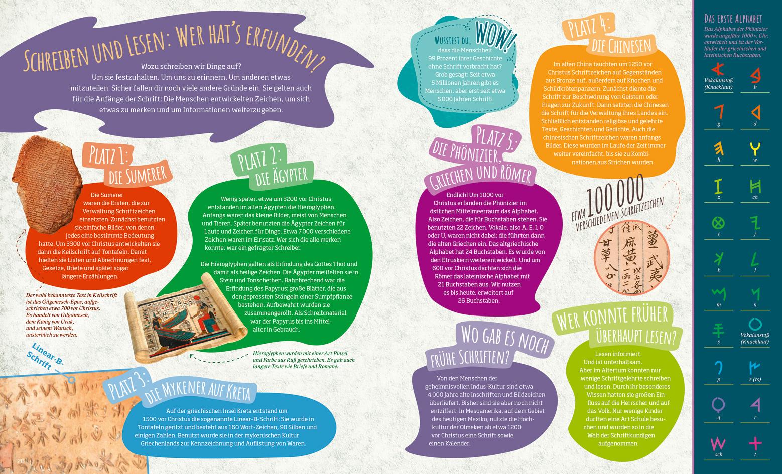 Beispielinhalt (Bild) Das große WAS IST WAS-Antwortbuch Geschichte