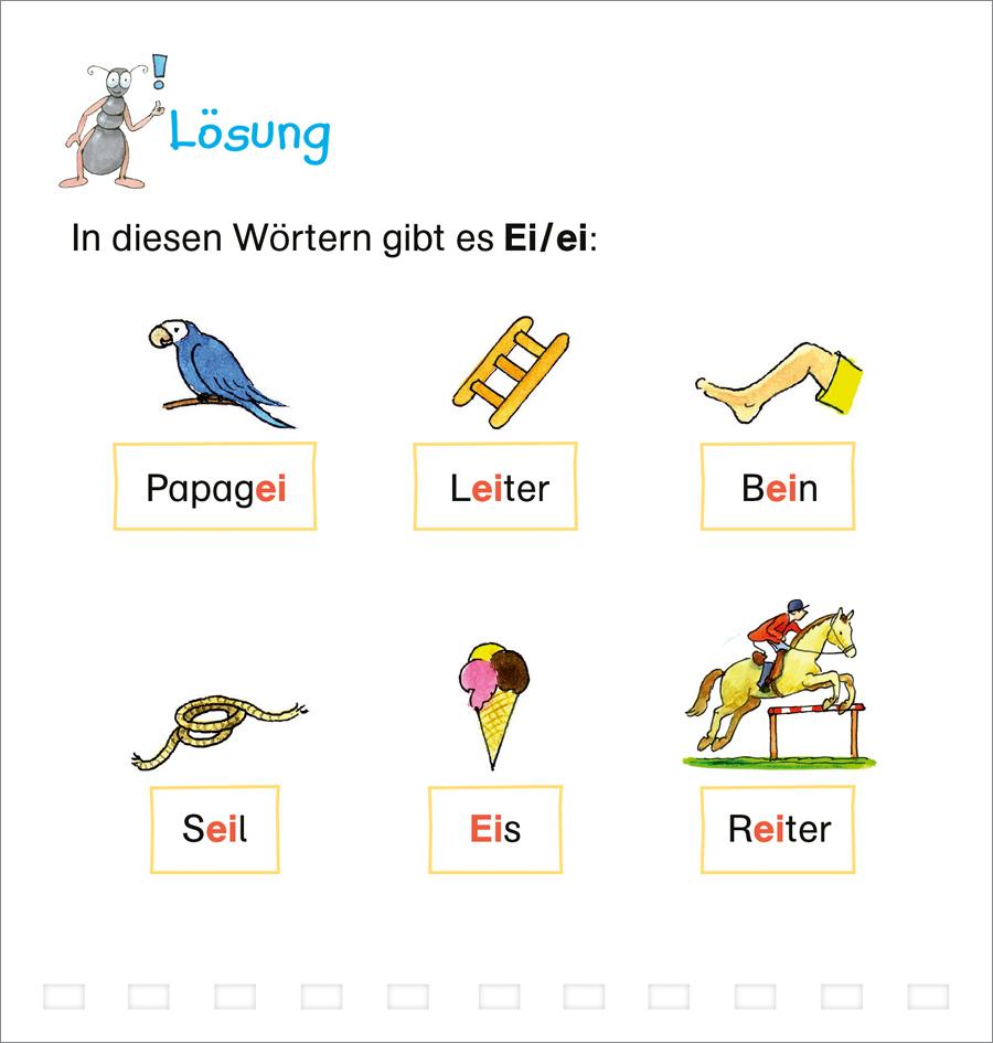 Beispielinhalt (Bild) BOOKii Fit für Deutsch Interaktiver Lernspaß 1. Klasse