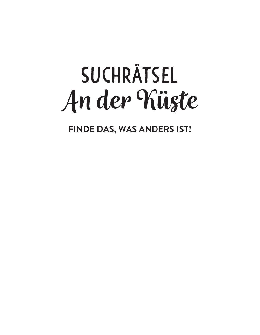 Beispielinhalt (Bild) Suchrätsel An der Küste
