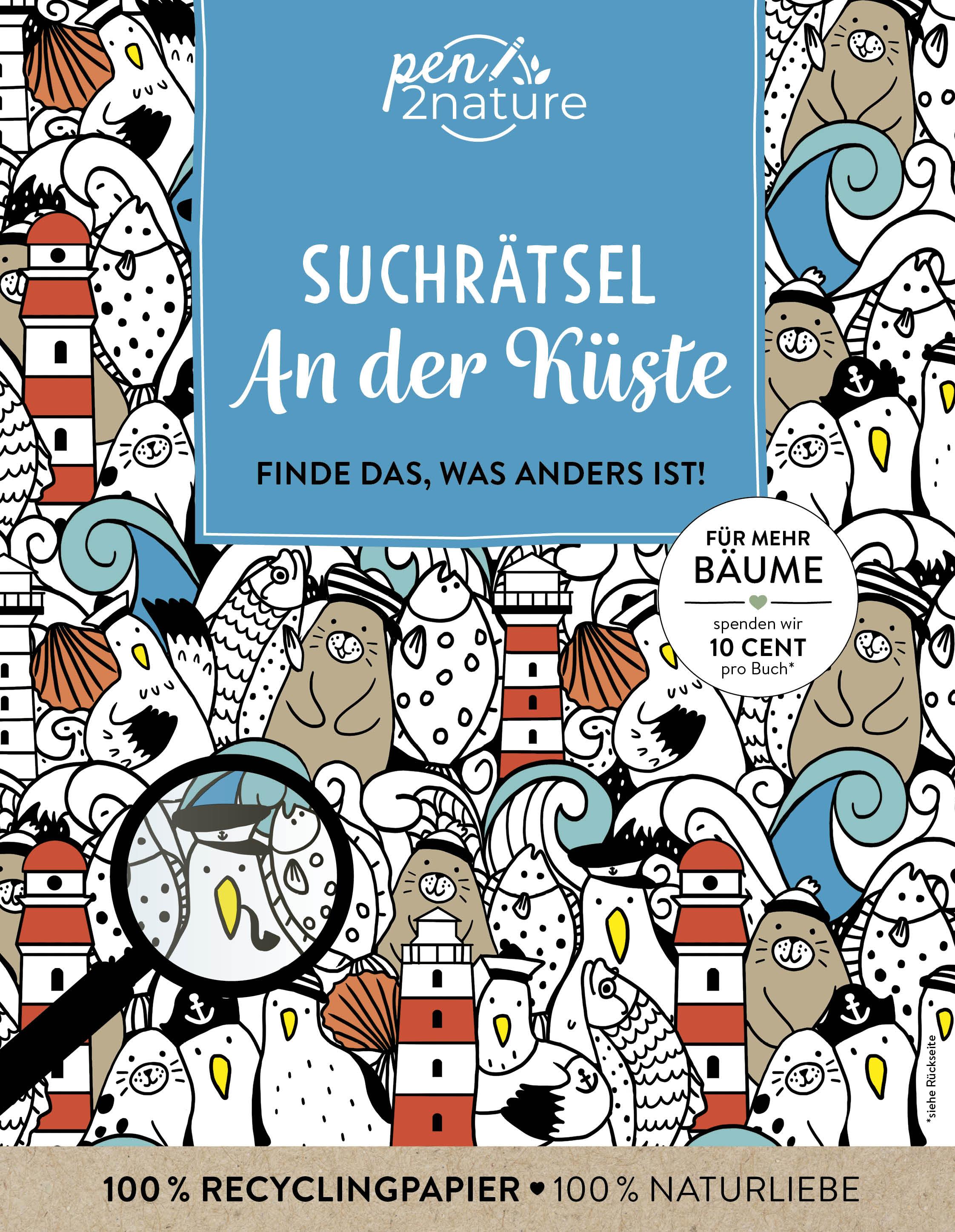 Vorderes Coverbild Suchrätsel An der Küste