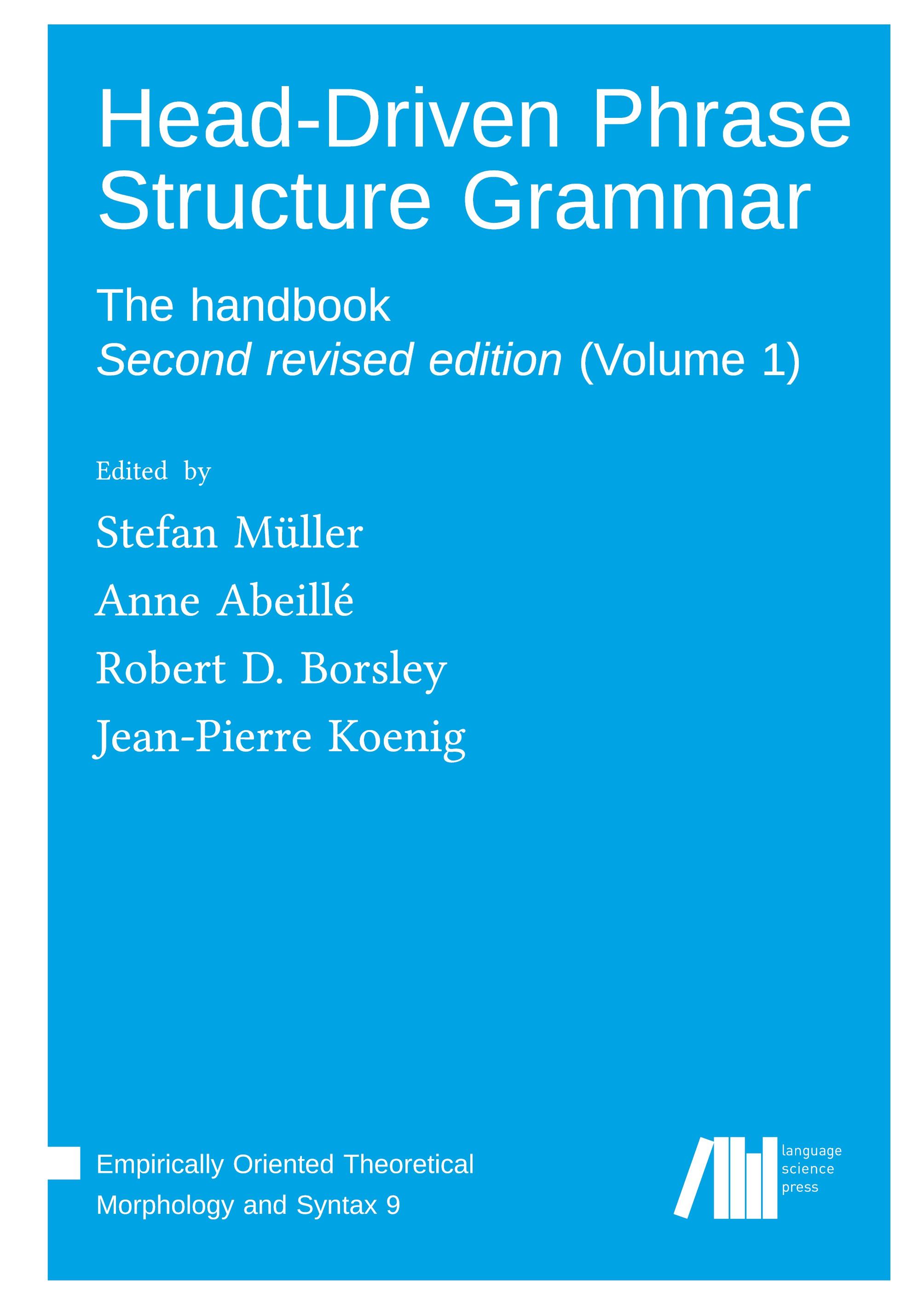 Vorderes Coverbild Head-Driven Phrase Structure Grammar