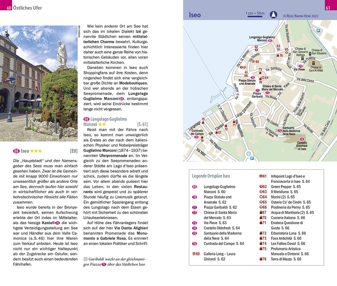 Beispielinhalt (Bild) Reise Know-How MeinTrip Iseosee / Lago d'Iseo