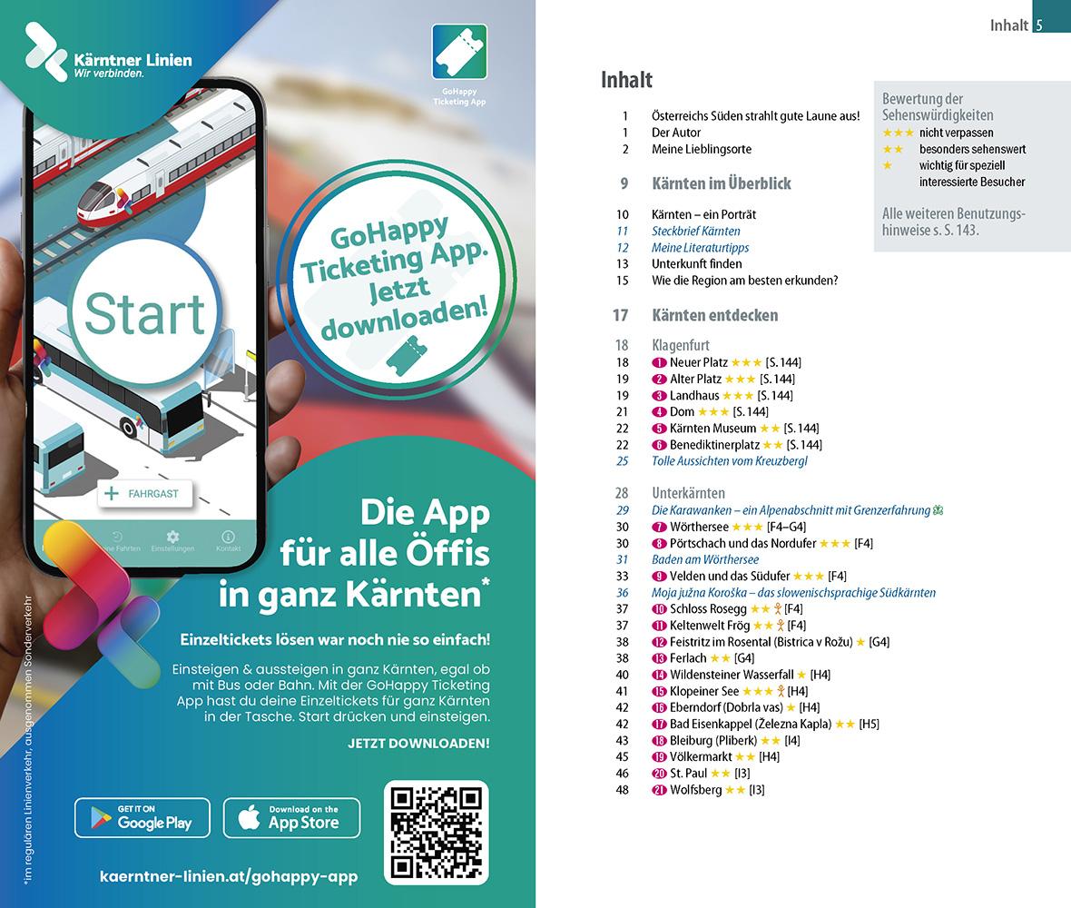 Beispielinhalt (Bild) Reise Know-How MeinTrip Kärnten