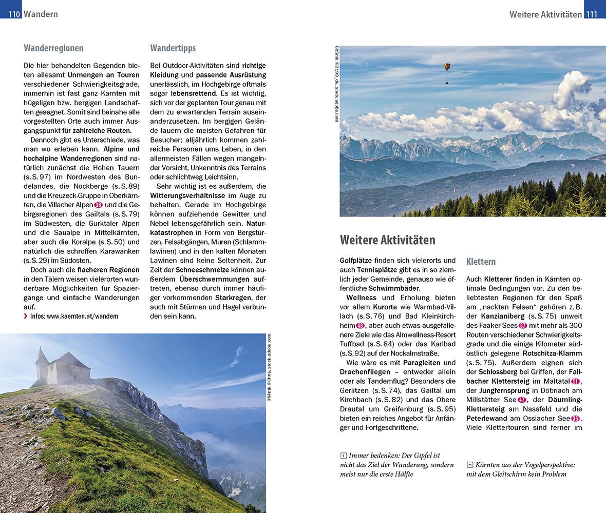 Beispielinhalt (Bild) Reise Know-How MeinTrip Kärnten