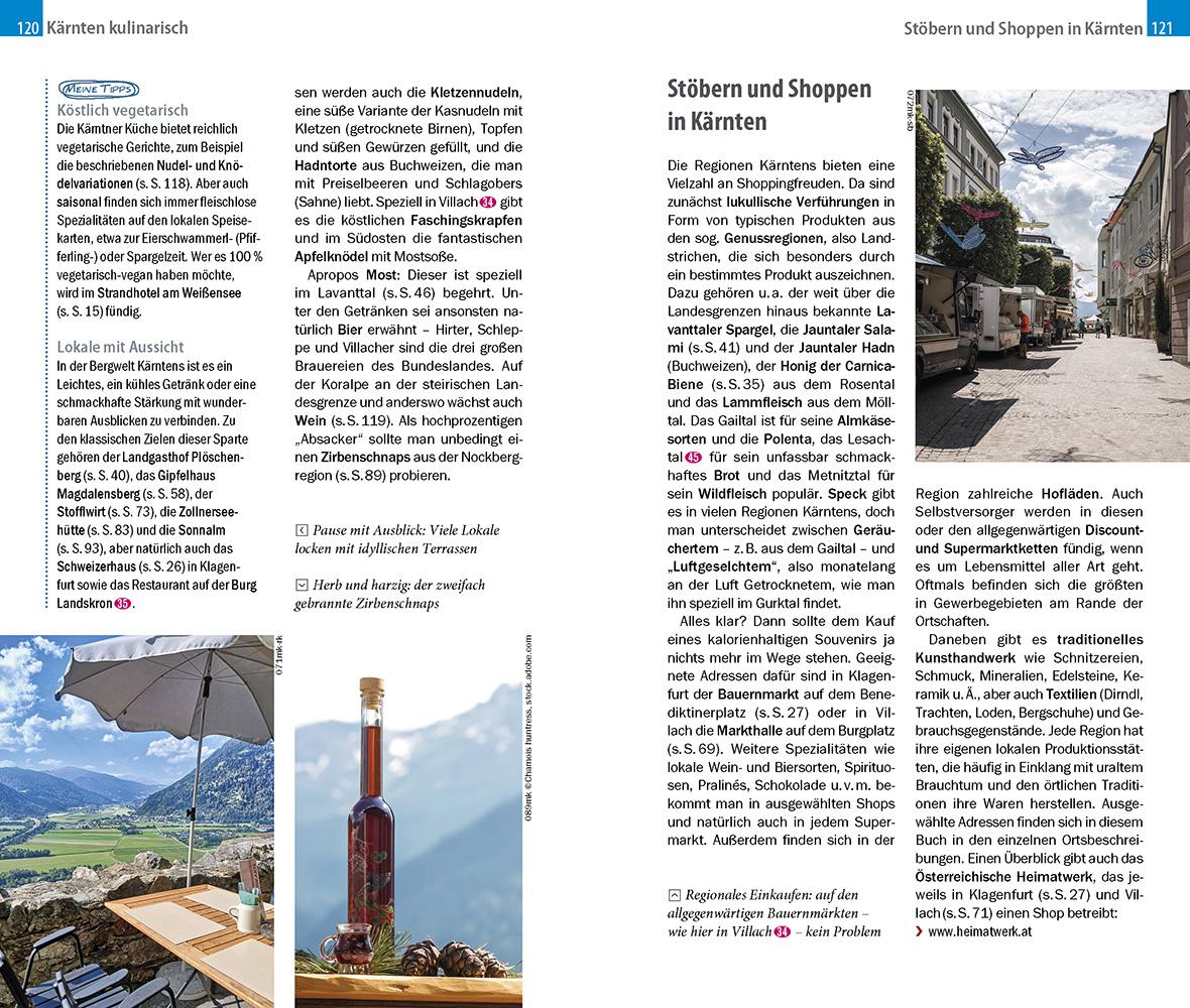 Beispielinhalt (Bild) Reise Know-How MeinTrip Kärnten