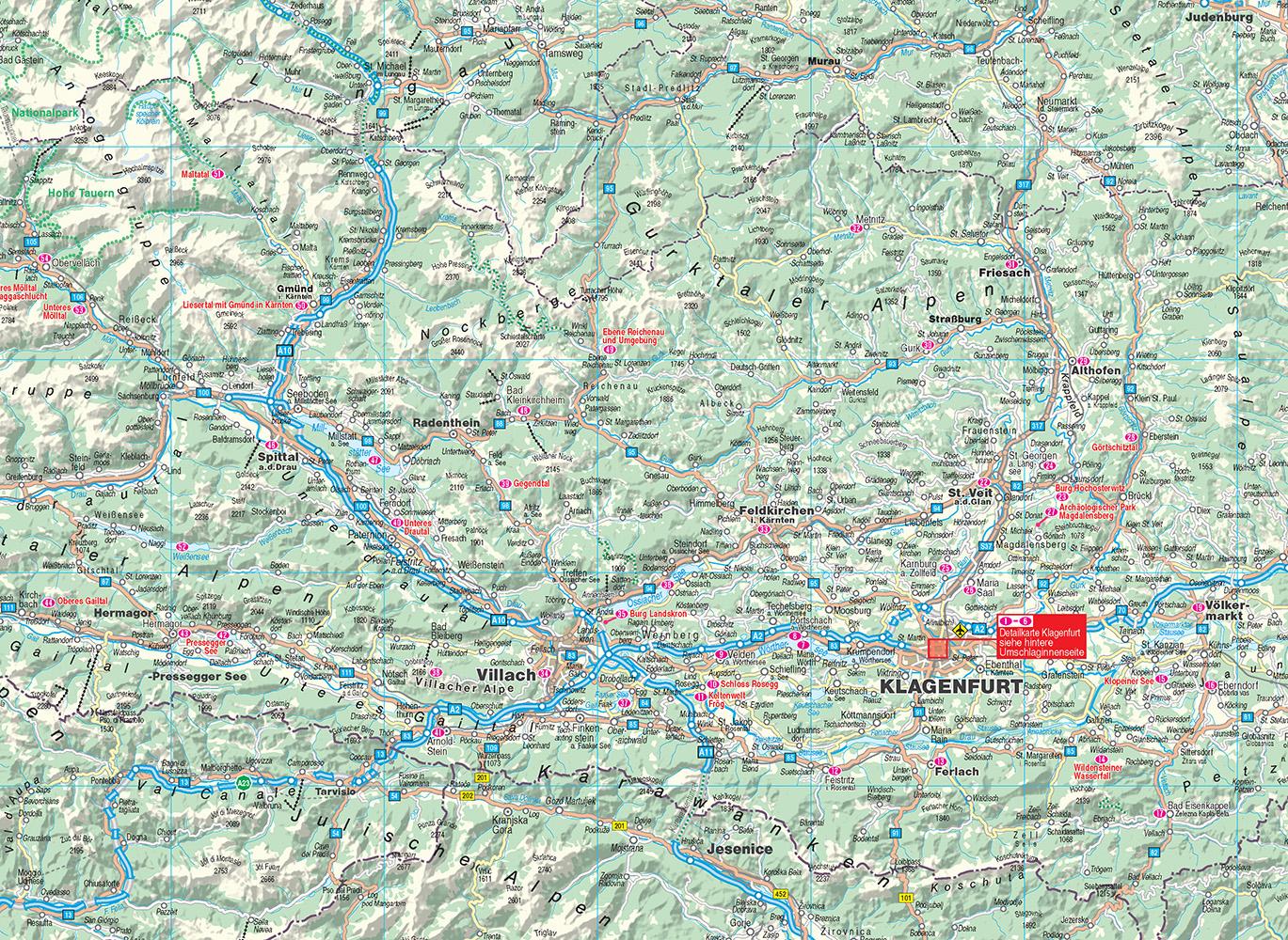 Beispielinhalt (Bild) Reise Know-How MeinTrip Kärnten