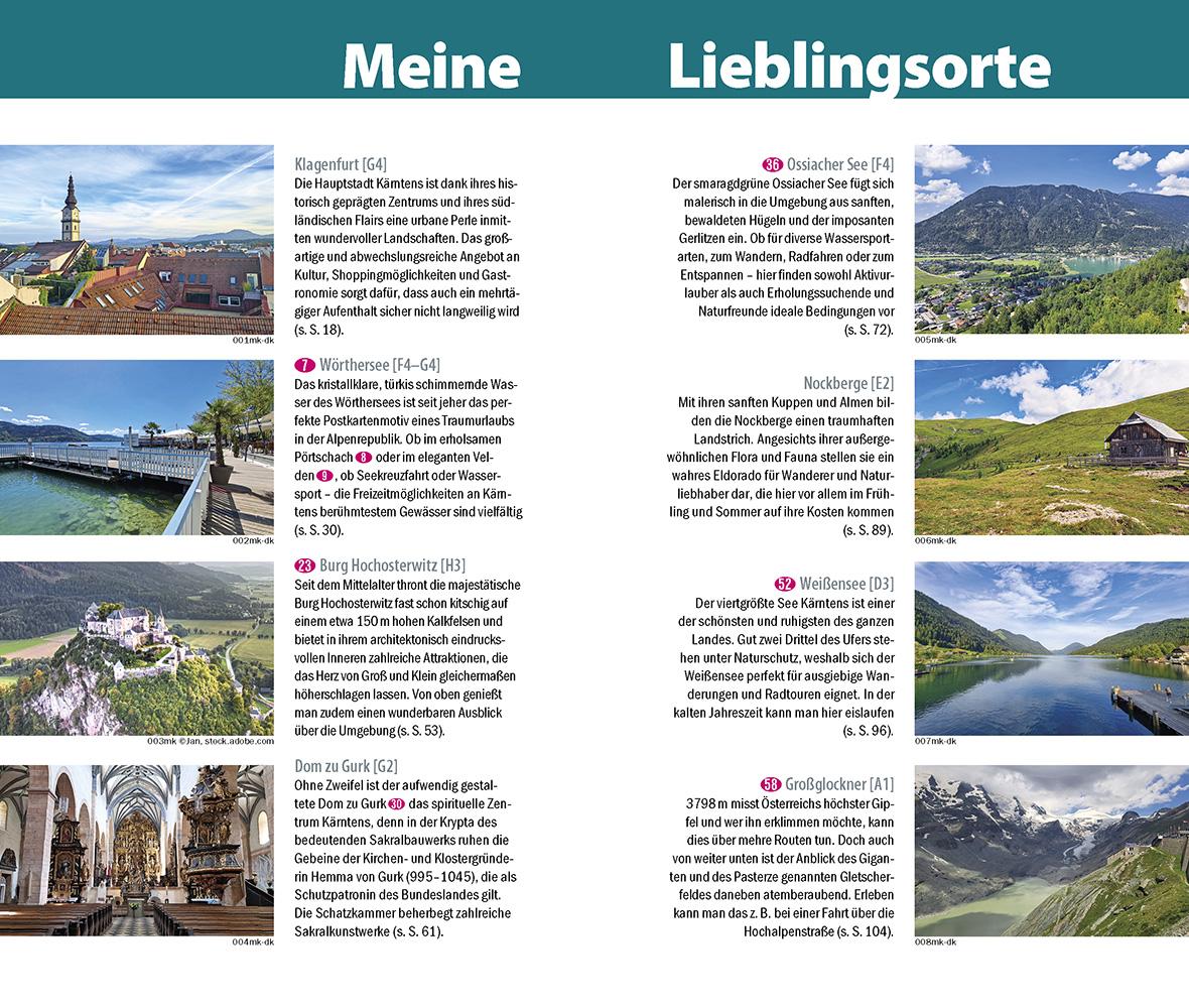 Beispielinhalt (Bild) Reise Know-How MeinTrip Kärnten
