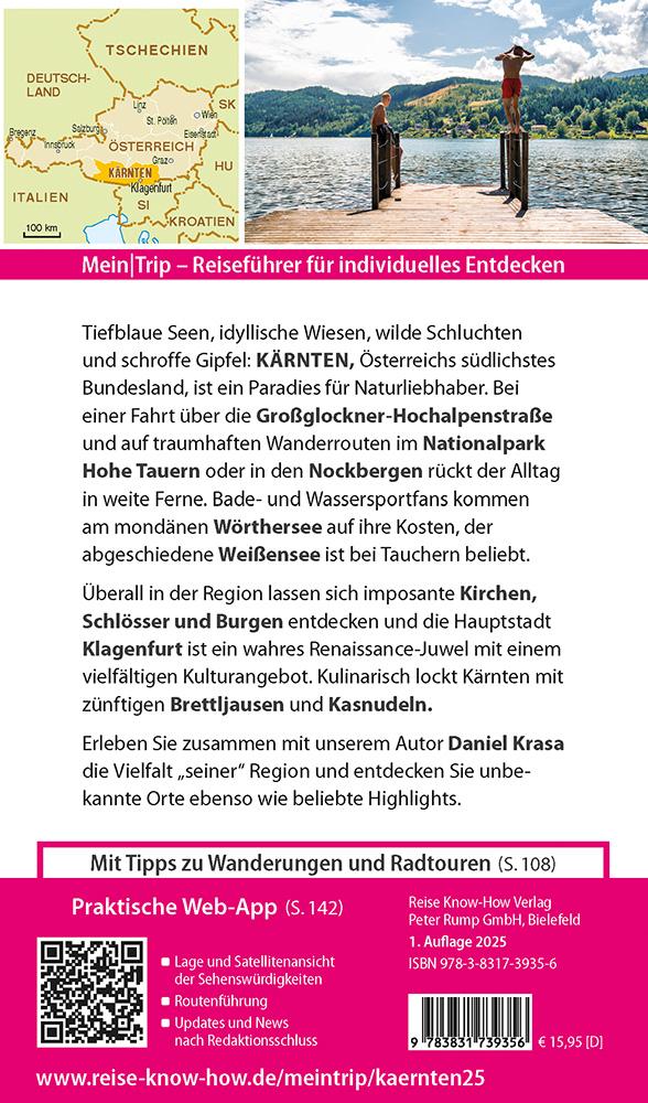 Rückseitencover Reise Know-How MeinTrip Kärnten