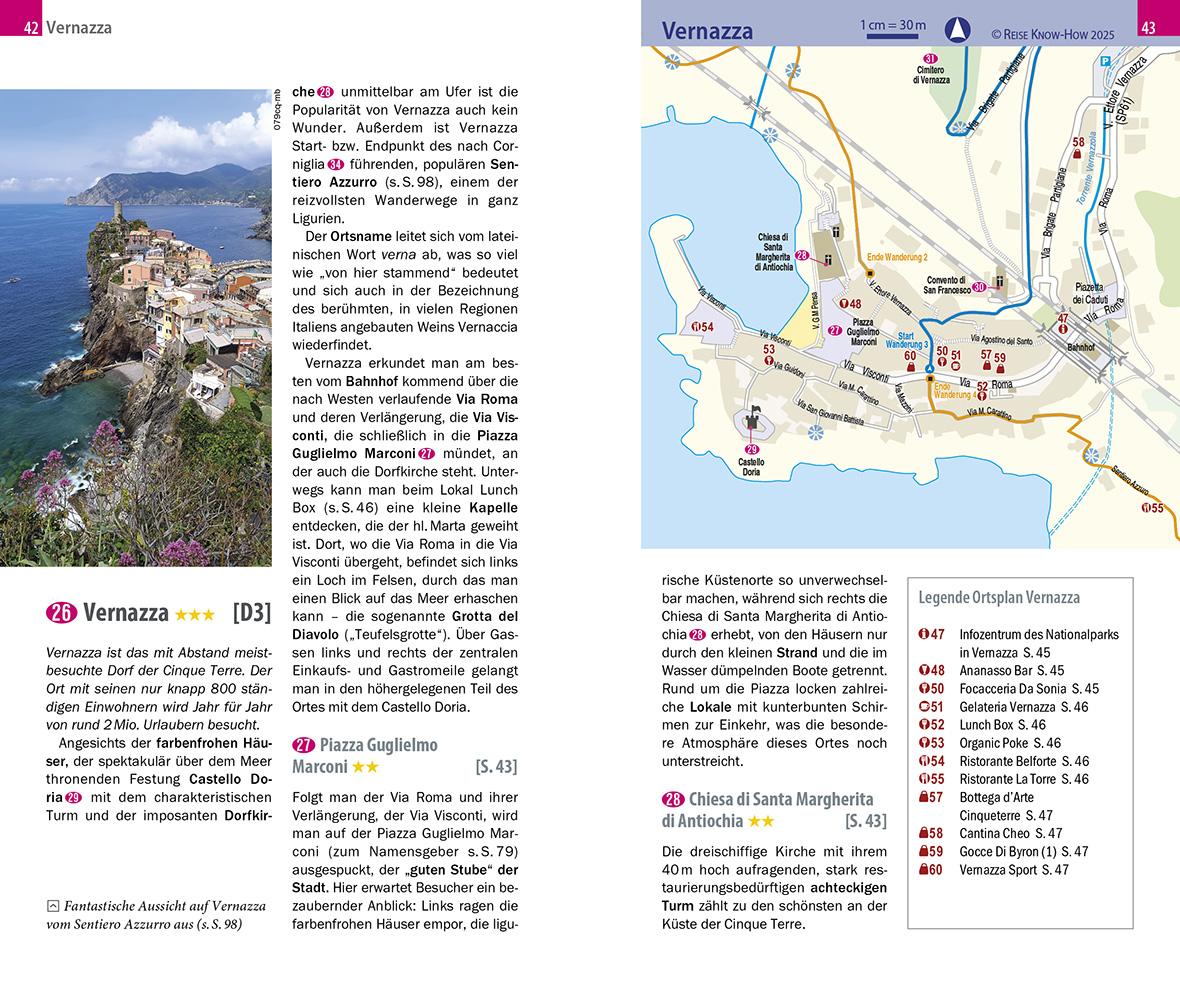 Beispielinhalt (Bild) Reise Know-How MeinTrip Cinque Terre
