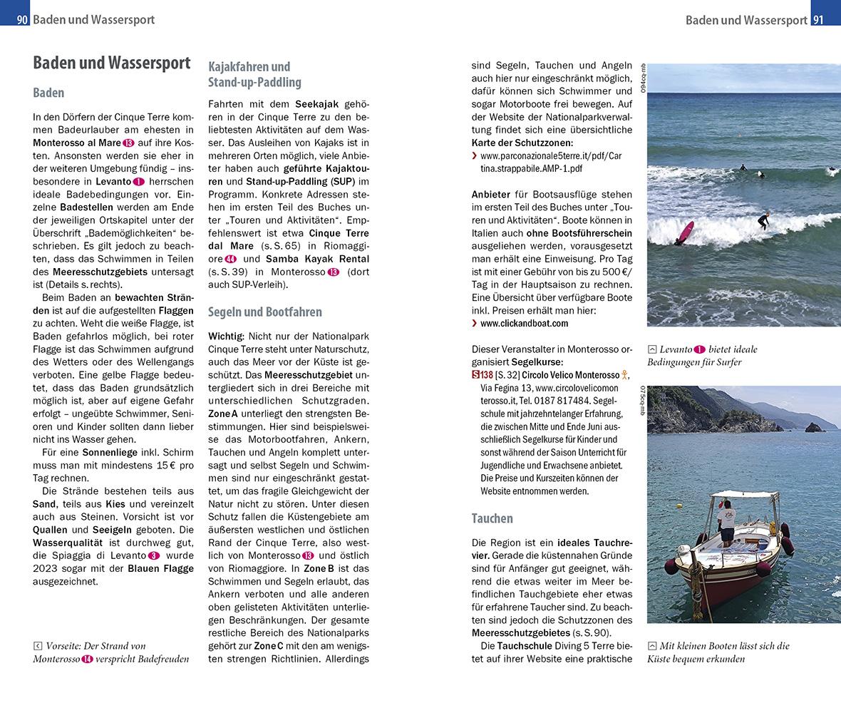 Beispielinhalt (Bild) Reise Know-How MeinTrip Cinque Terre
